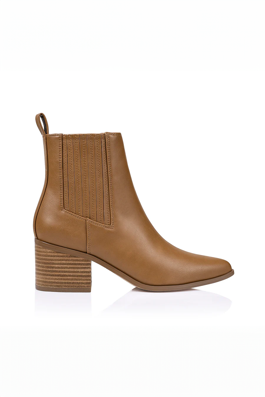 Fillipin Chelsea Ankle Boots - Tan Softee