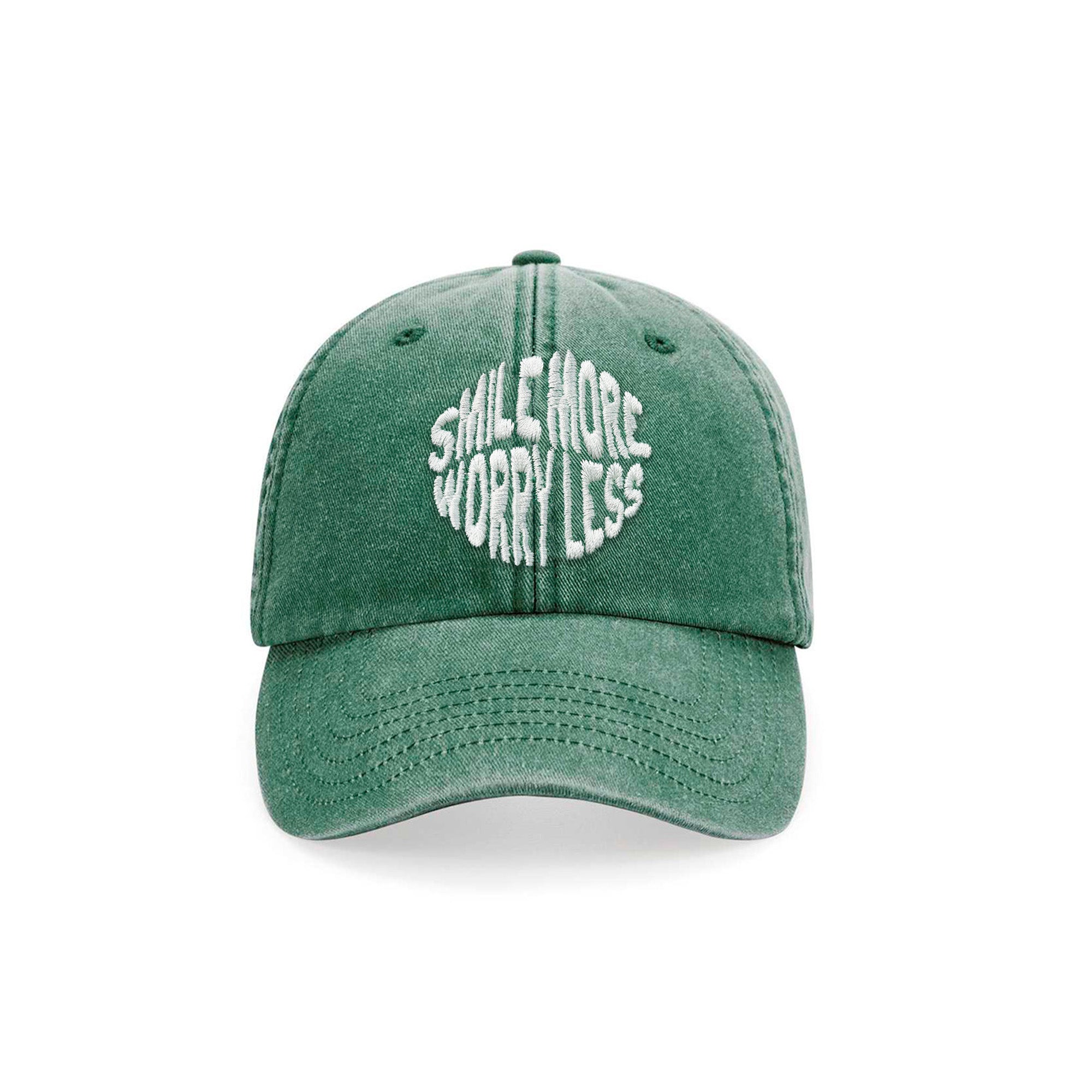 Smile More Worry Less Cap