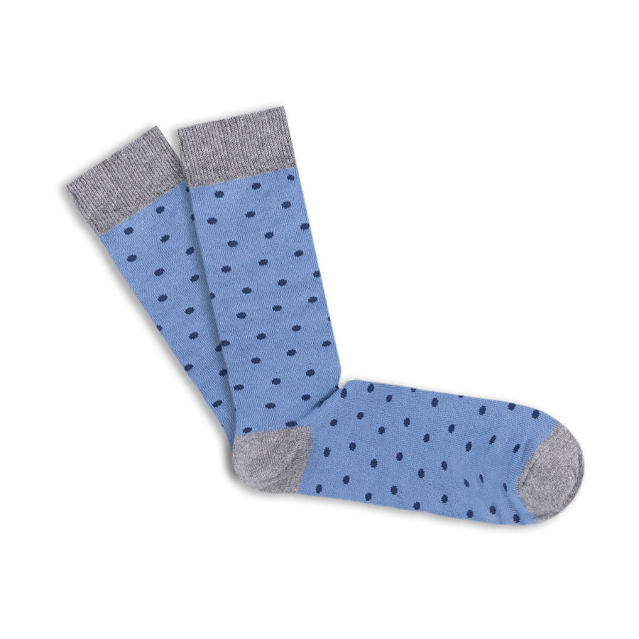 Socks Blue Dots