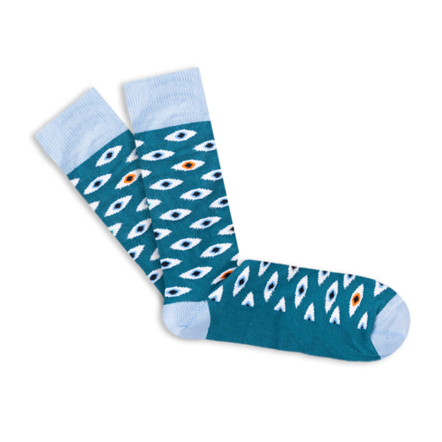 Socks Blue Thousand Eyes